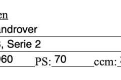 1960 Landrover 88 Serie 2